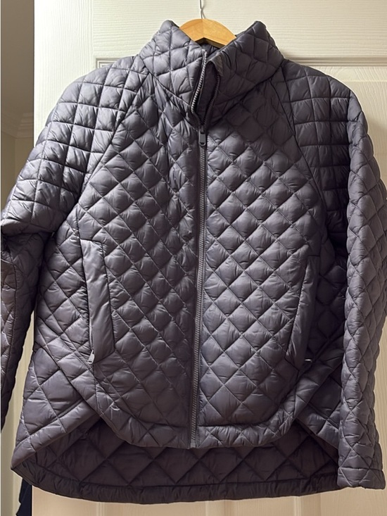 Athleta Jackets & Blazers - Athleta Quilted Puffer Jacket - purple